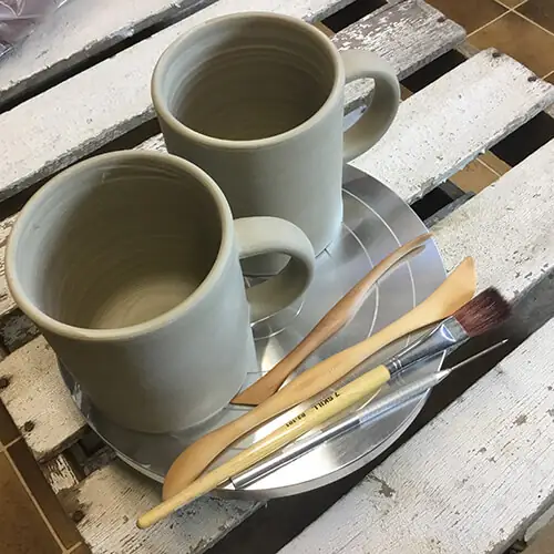 Pottery tools and supplies