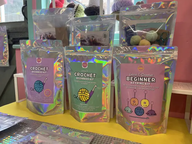 Beginner crochet and knitting kits